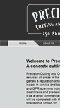 Mobile Screenshot of precisioncuttingandcoring.com